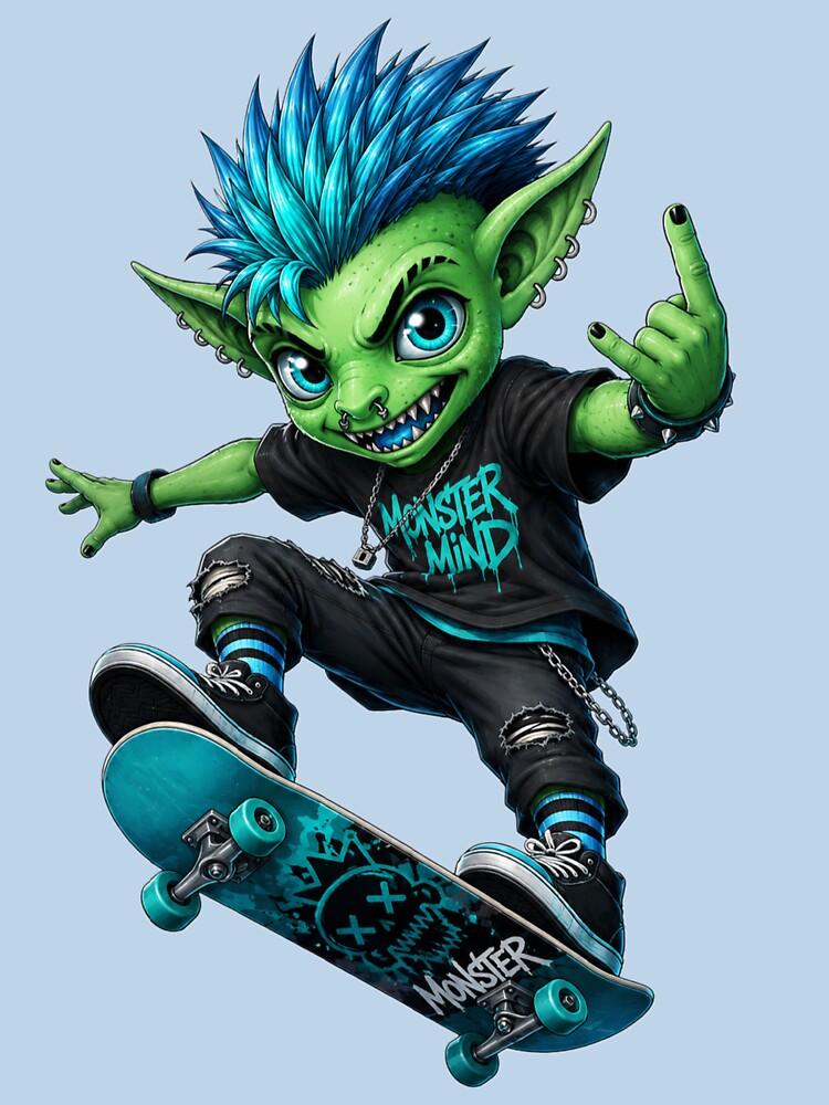 Cyberpunk Skate Monster by mARTi