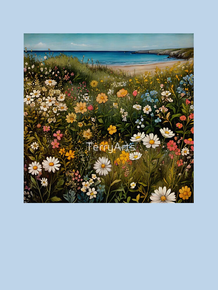 Cottagecore Wildflowers Coastal Boho Style Countryside 4 of 4 by Beachy
