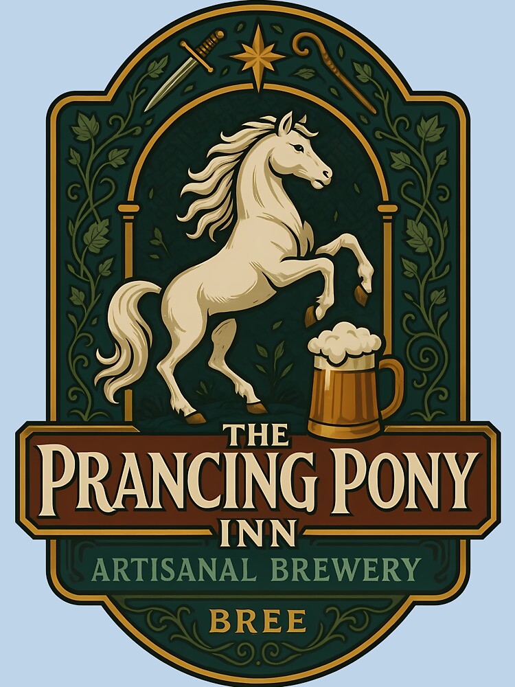 Prancing Pony Artisanal Brewery Emblem by agearb