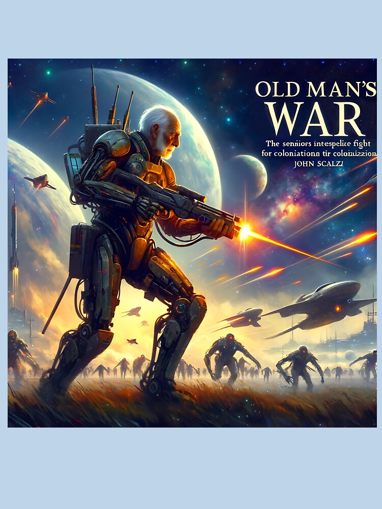 Old Man's War - John Scalzi - alternative book Cover by Sovietmovies
