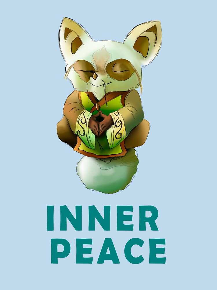 Master Shifu kunfu panda Inner peace graphics print by Peace-of-mind