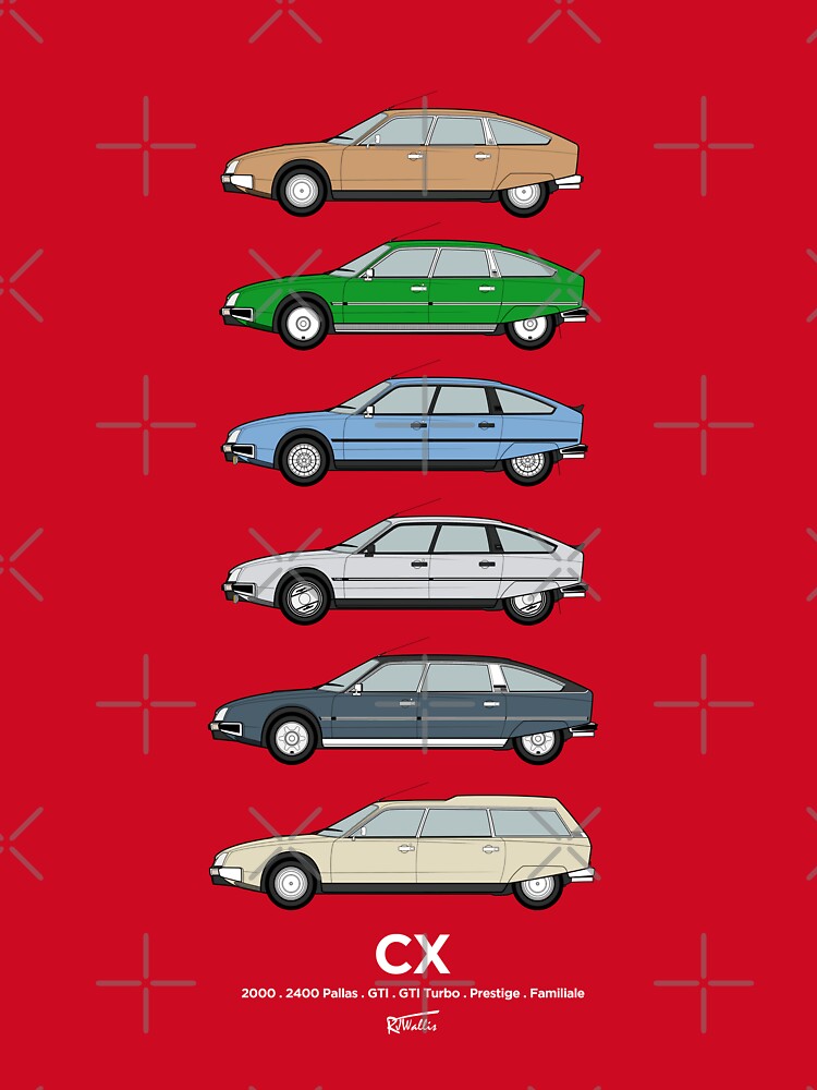 CX Series 1 Classic Car Collection by RJWautographics