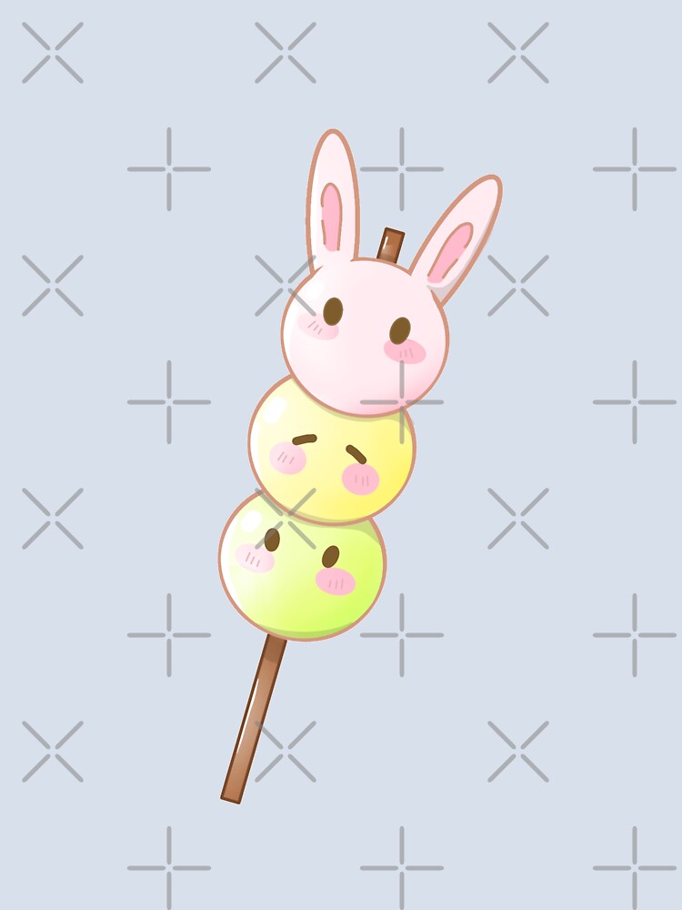 Kawaii bunny dango by Quineveer Alice