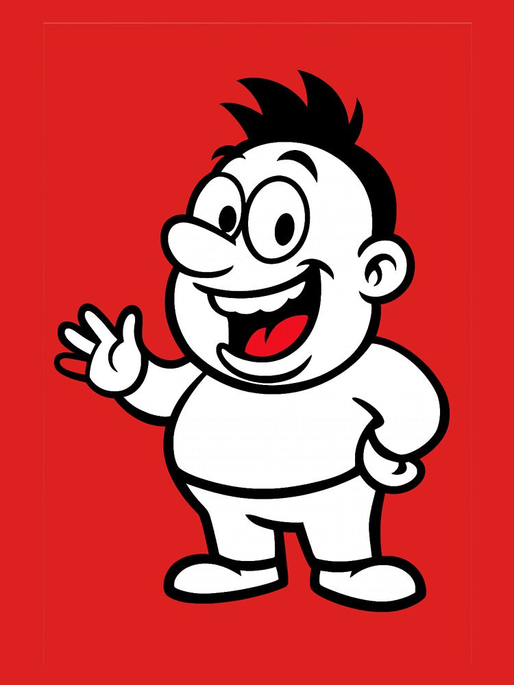 Cheerful Character – Fun & Quirky Style by FusionNexusArt