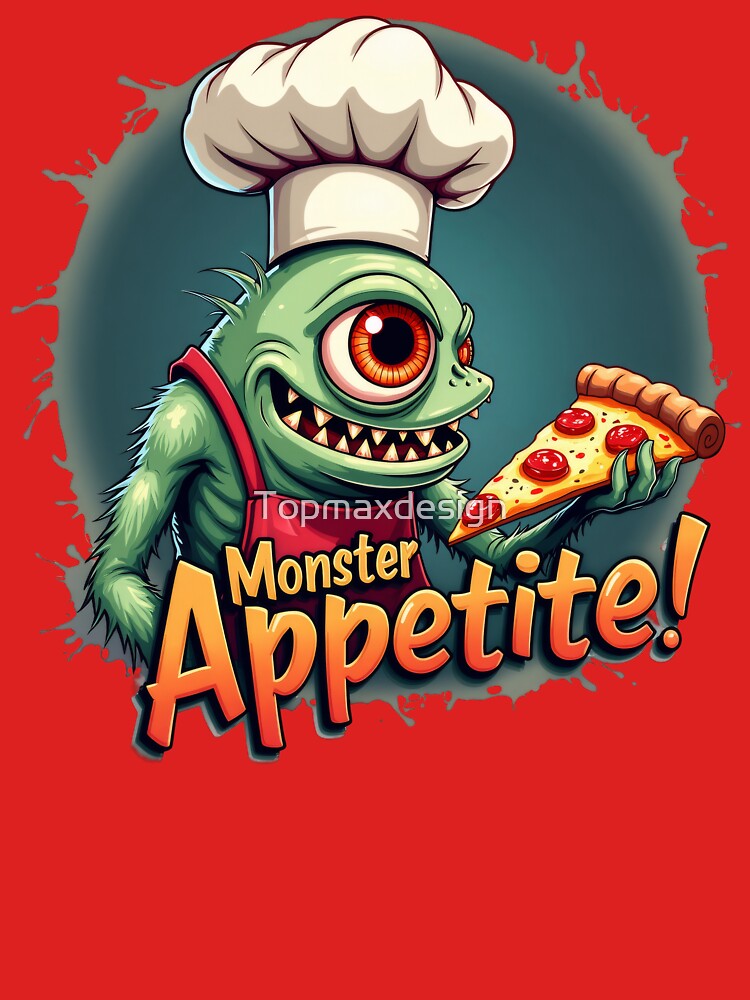 Monster Pizza Appetite by Topmaxdesign