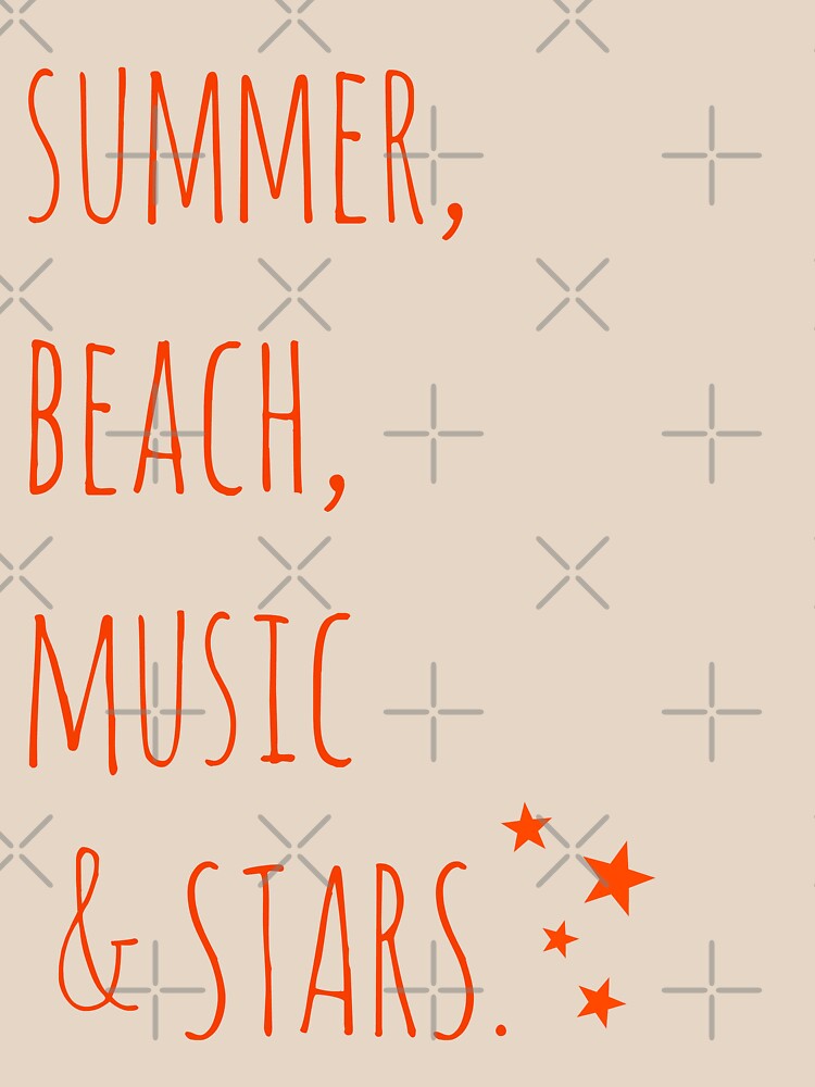 summer, beach, music & stars by FandomizedRose
