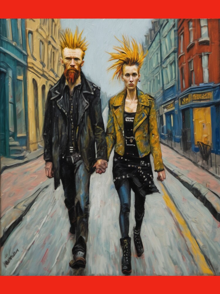 "Punk Duo" by Artisticanvas