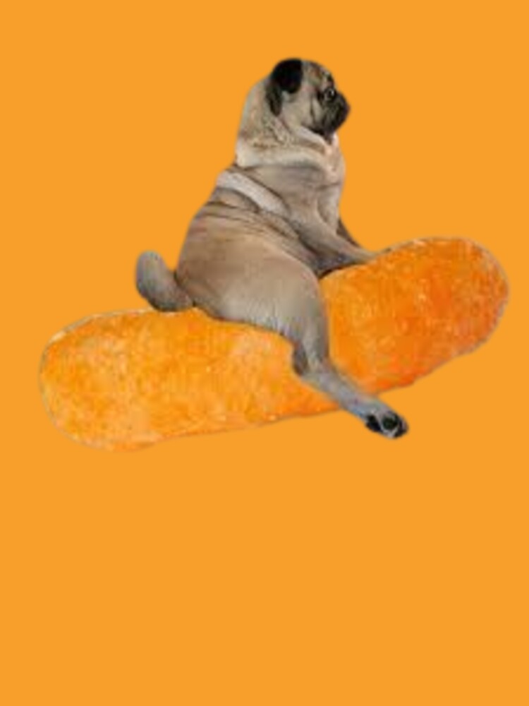 dog on top of a flying cheeto by TkcArts