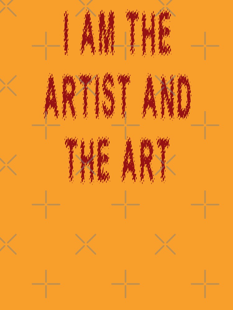 i am the artist and the art by trinketgal