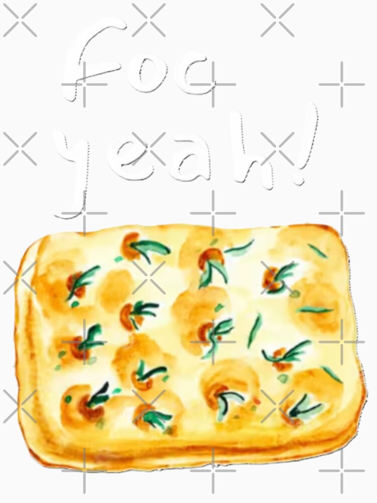 Foc Yeah! Funny Focaccia Bread by glowvim