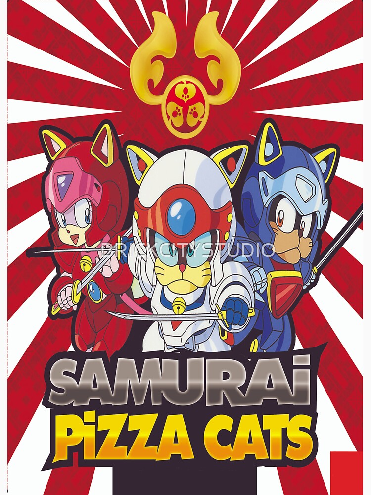 CLASSIC SAMURAI PIZZA CATS by BRICKCITYSTUDIO