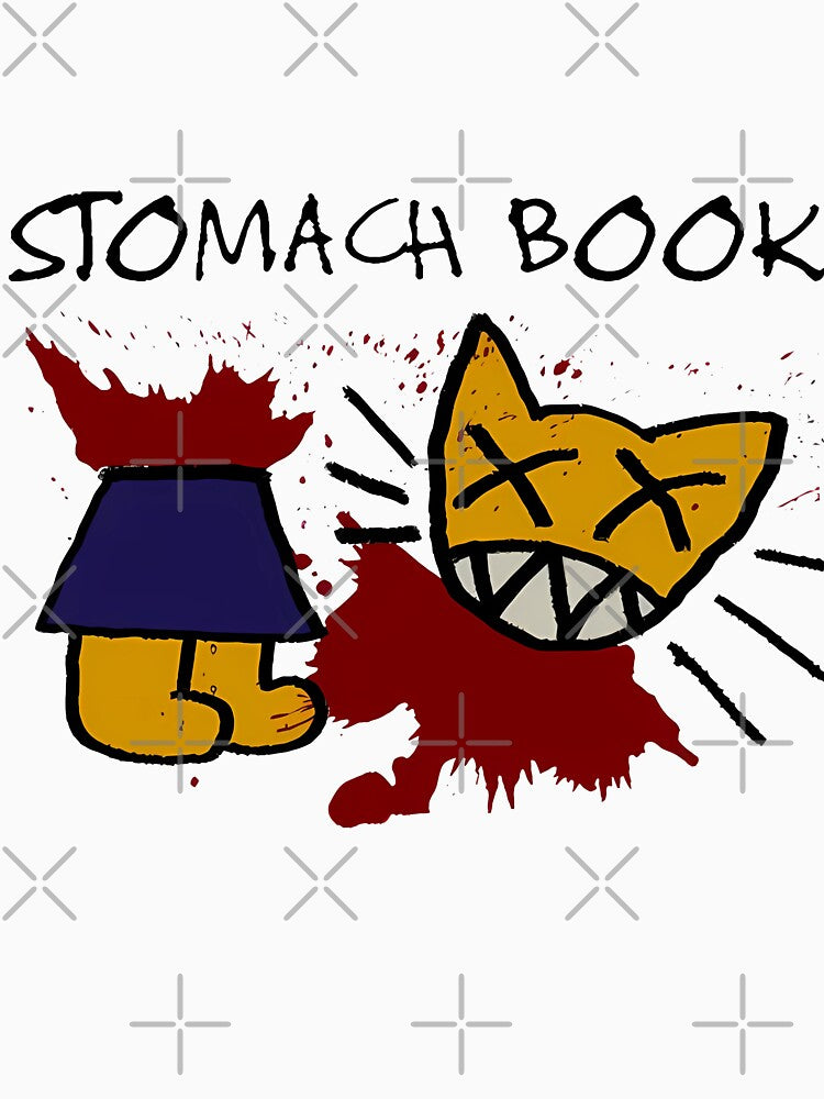 Stomach Book Sticker by thitrasho