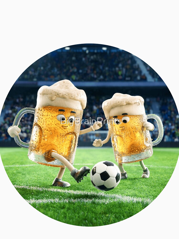 Beers football by BigBrainPrints