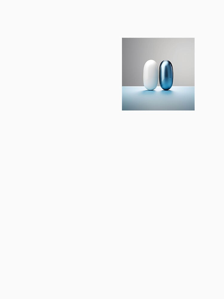 Minimalist White and Blue Capsules by fillthecheryl