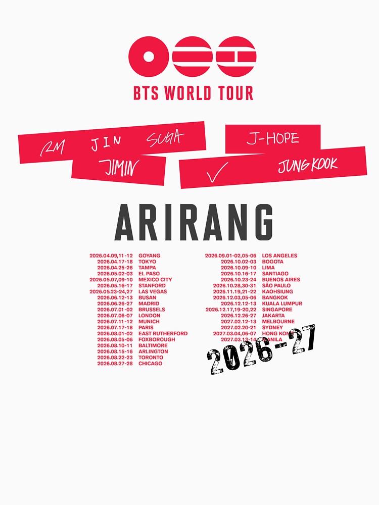 BTS Arirang World Tour by HotChicken7