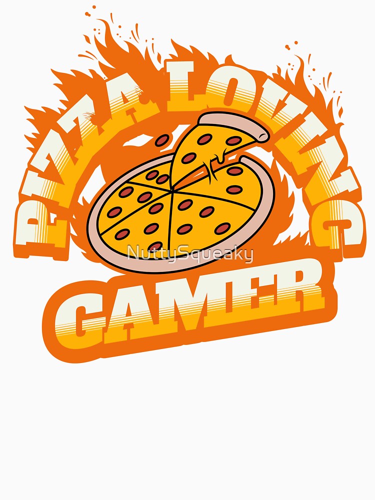 Pizza Loving Gamer by NuttySqueaky