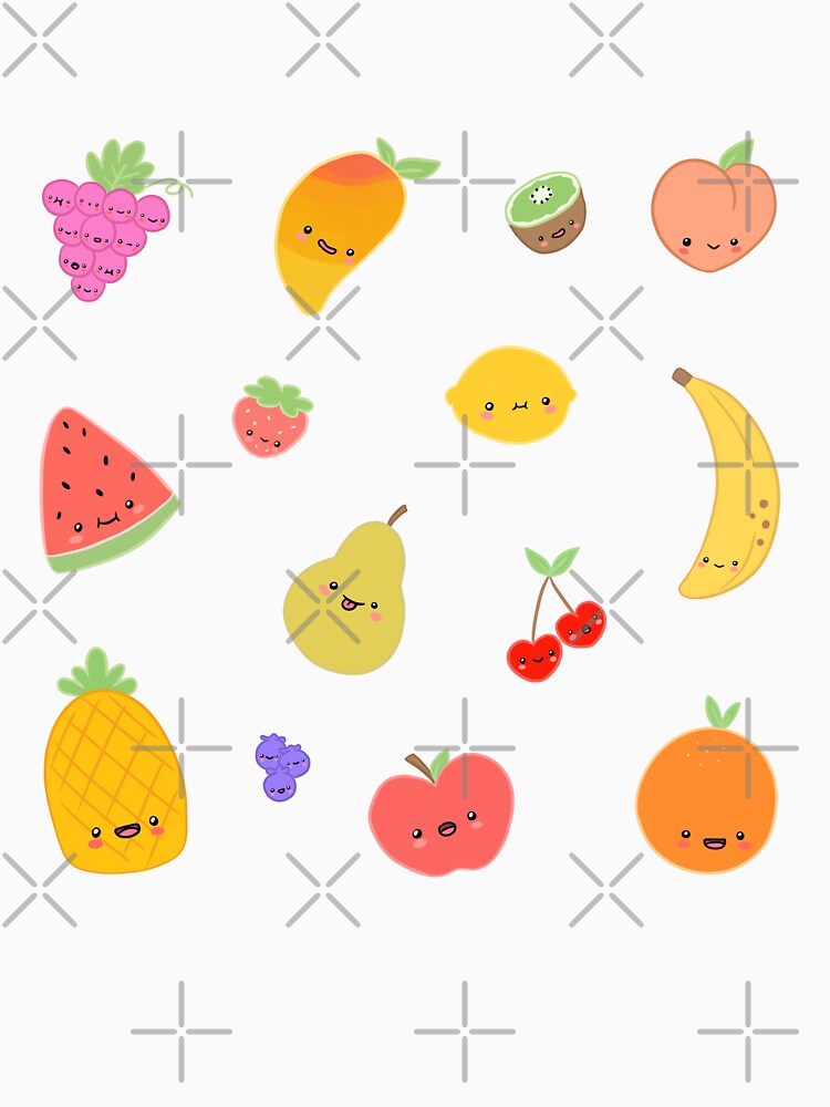 Kawaii fruits pack by Yarafantasyart