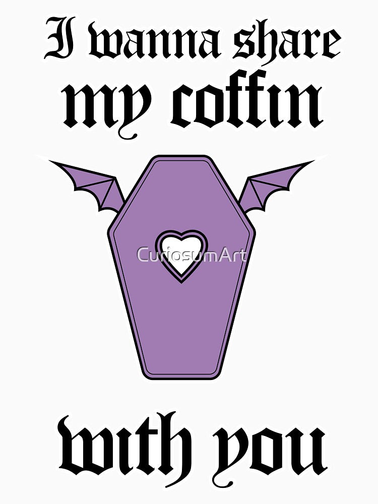 Share my coffin batwings - gothic valentine's day by CuriosumArt