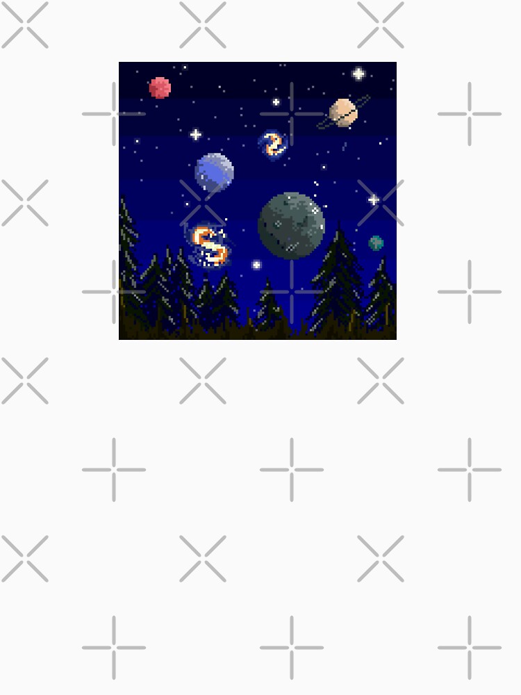 #36 - Space Forest by Glitter-Marcy
