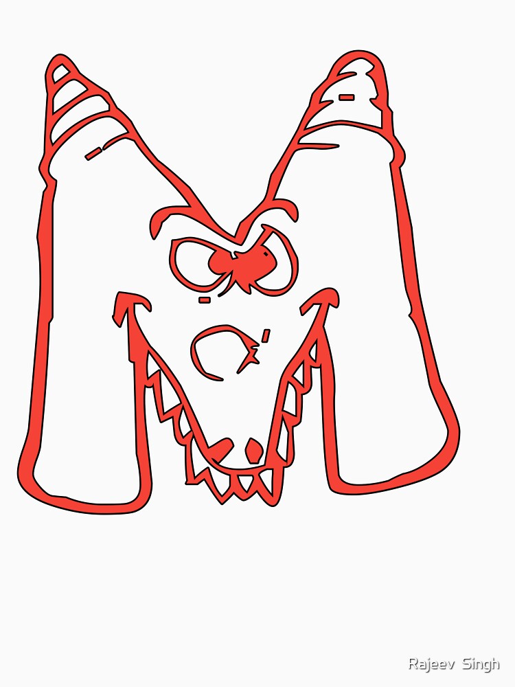 Scary Initial Monogram M by Rajeev  Singh