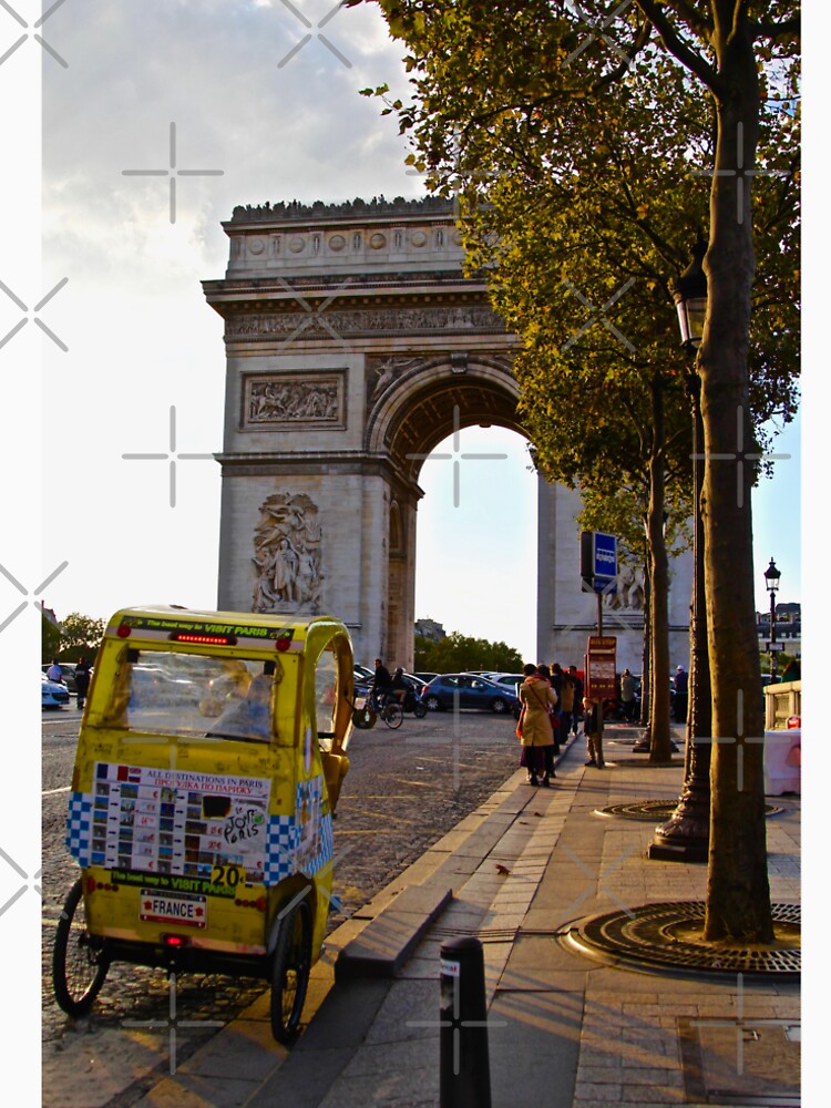 Arc De Triomphe and a rickshaw by iam01110011