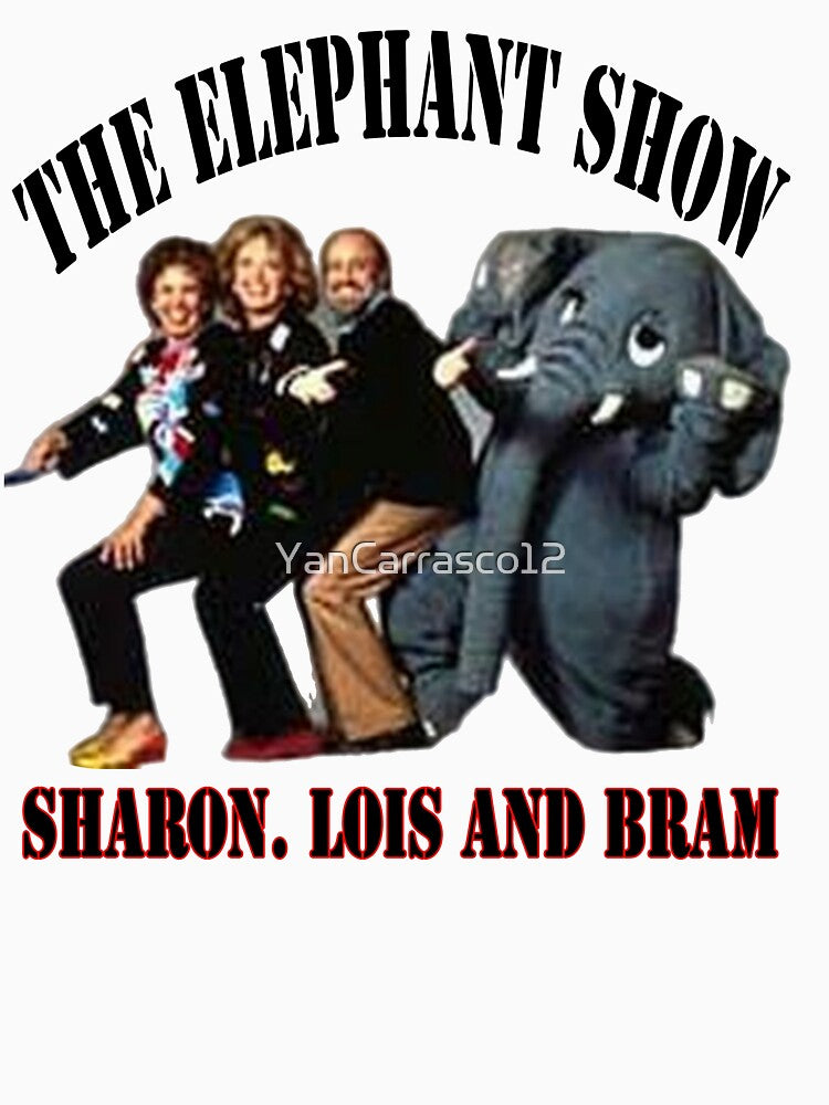 Skinamarink Sharon Lois and Bram Elephant Show Retro  Throwback tribute Sticker by YanCarrasco12