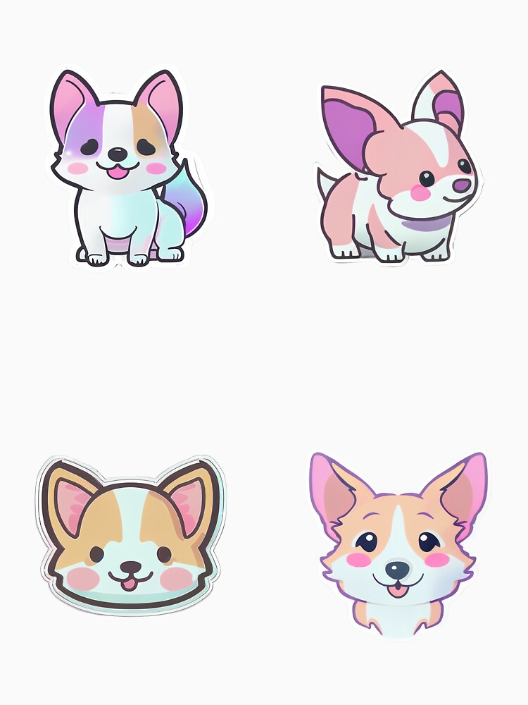 Corgi Sticker Pack by MidJourneymen