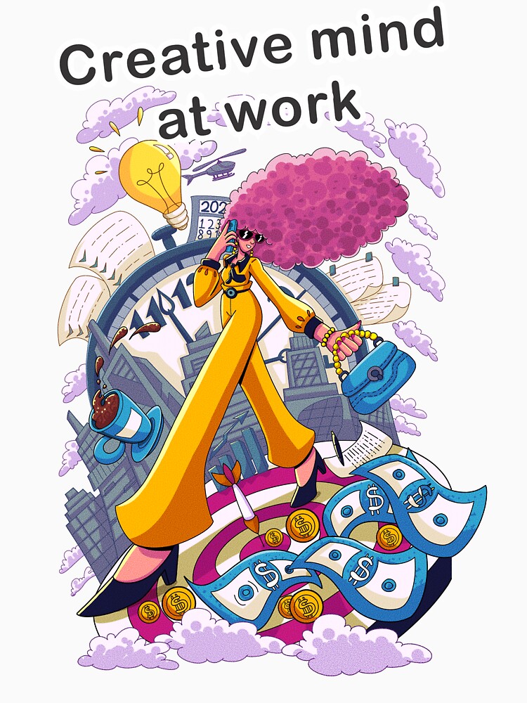 Creative Mind at Work – Modern Creative Illustration by Well Gama Studio