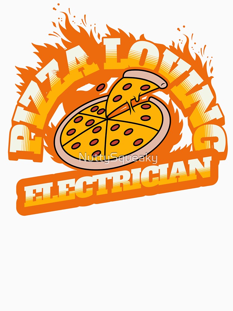 Pizza Loving Electrician by NuttySqueaky