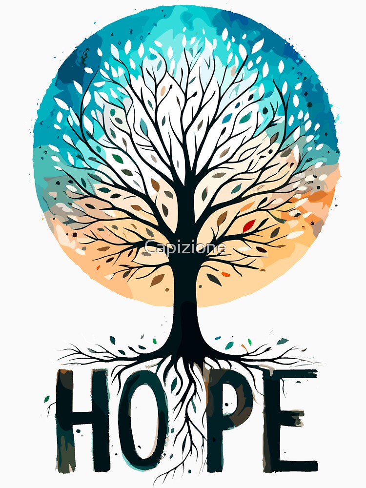 Tree of Hope - Inspiring Nature Art by Capizione