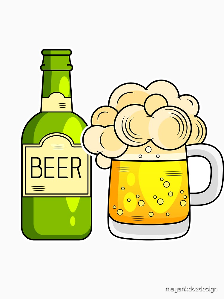 Beer Lover Retro Design by mayankdozdesign