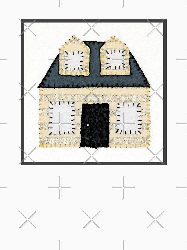Excerpt from 3 Houses #1-Yellow House by ErinBrieArt