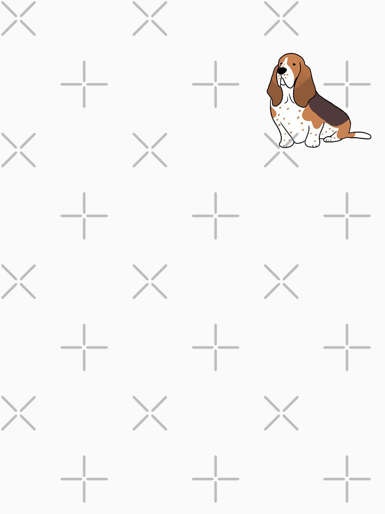 basset hound cute illustration by Yarafantasyart