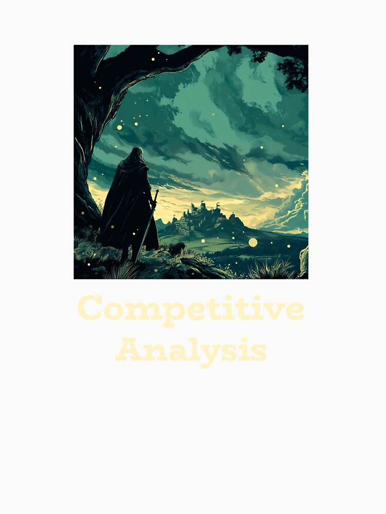 Funny T shirt for analysts - competitive analysis by MVMLDesigns