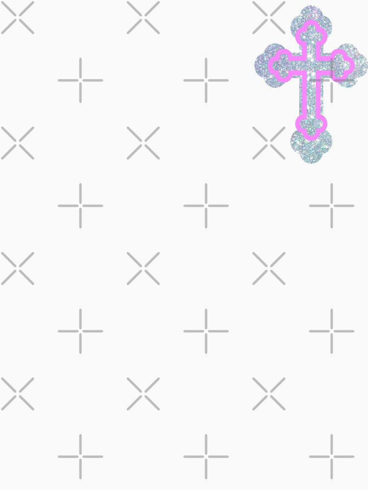 Y2K Orthodox Cross Pink by Underthesunmoon