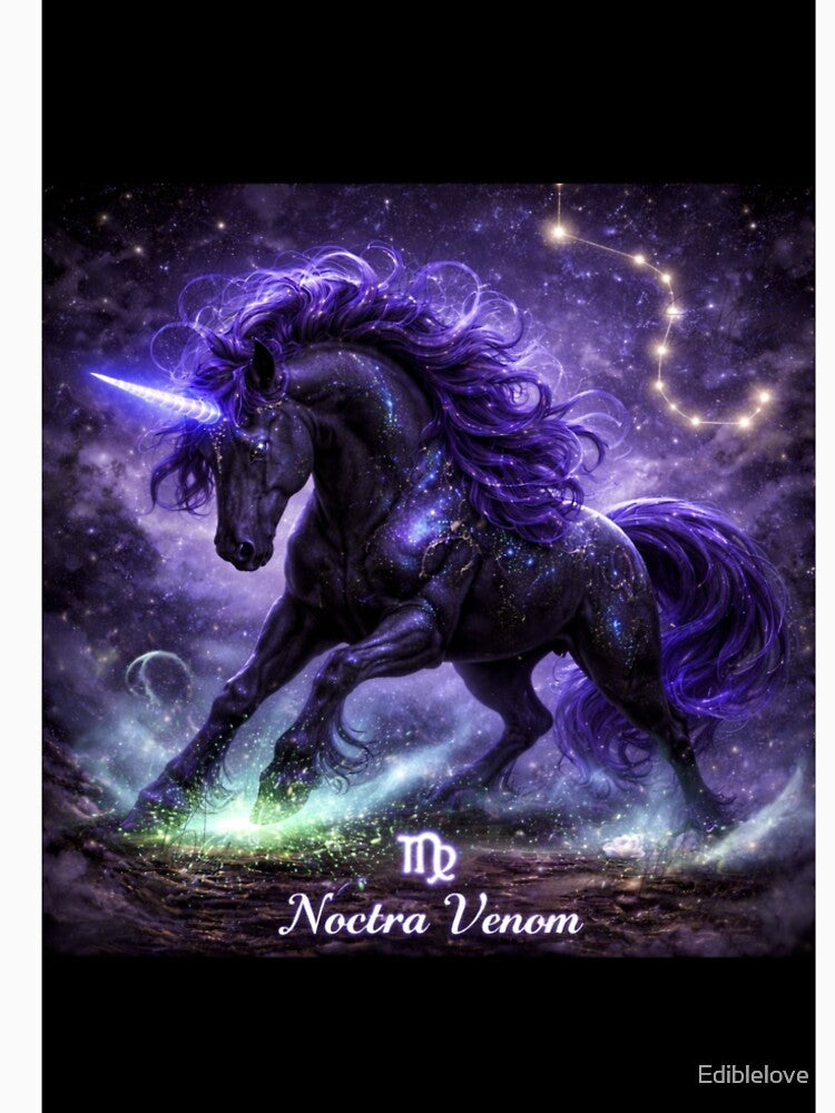 October & November Scorpio Zodiac Unicorn by Ediblelove
