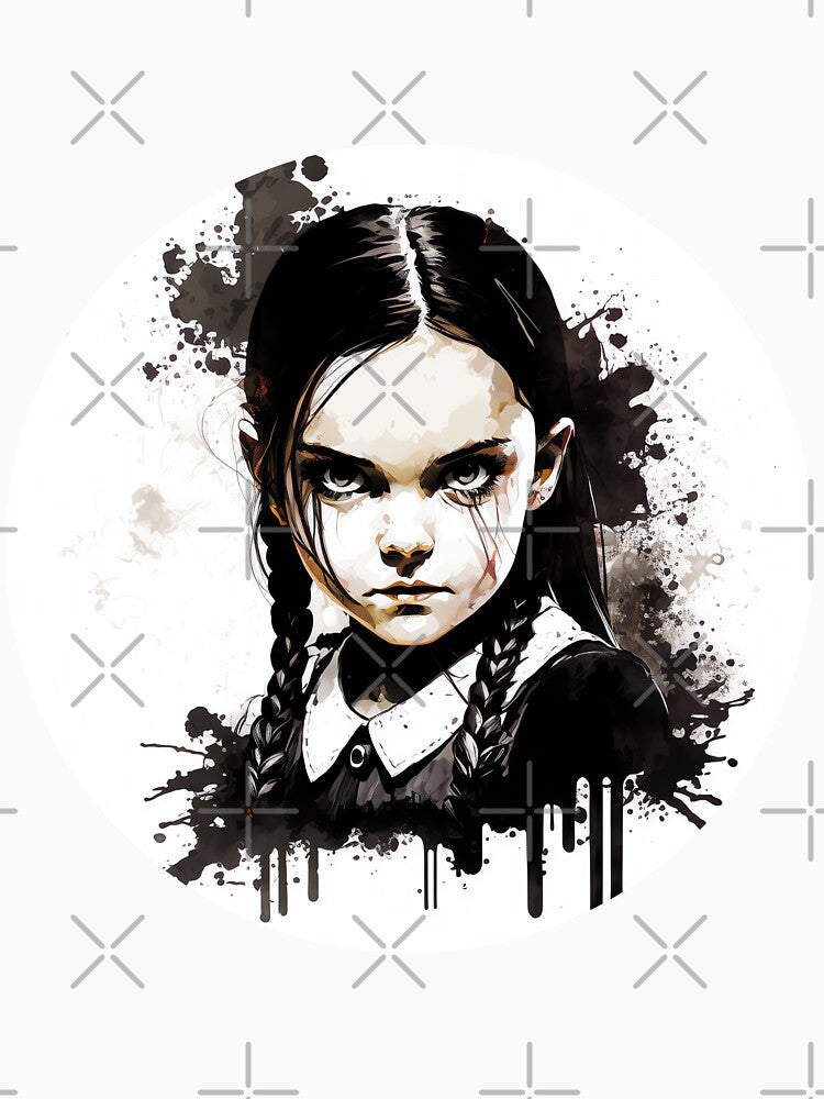 Ophelia, Young Goth Girl by Electric-Llama