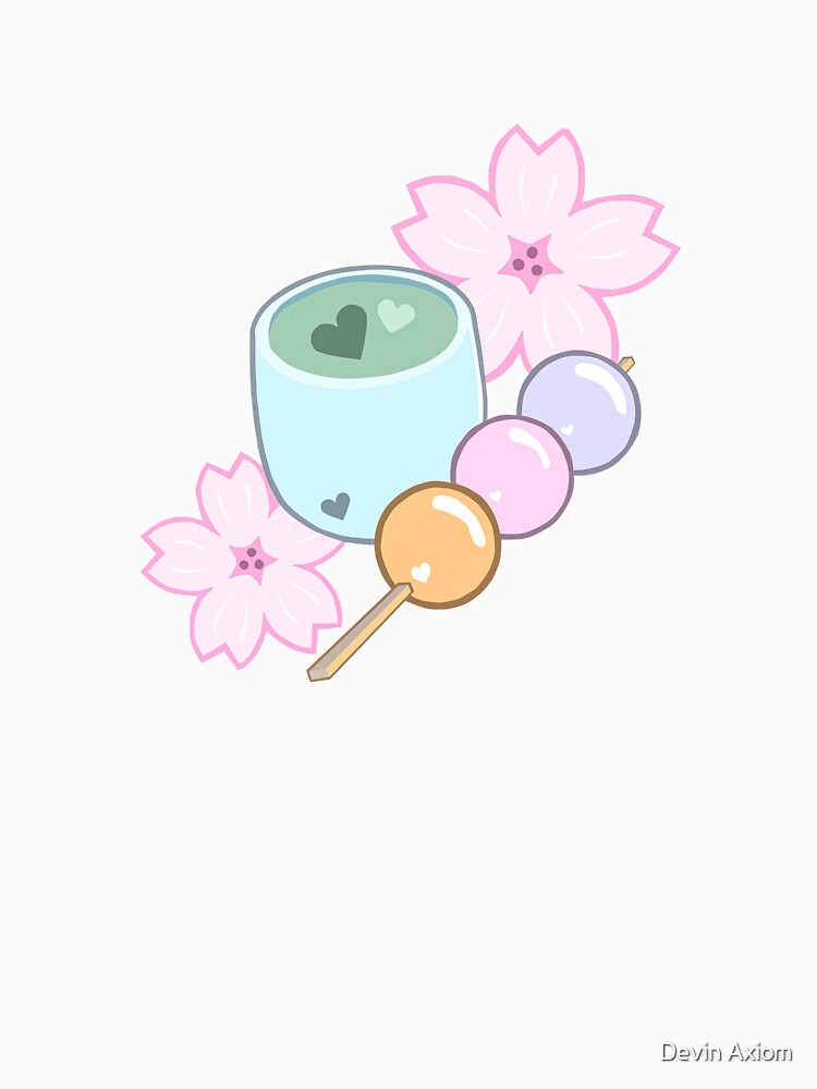 Kawaii tea with dango by Devin Axiom
