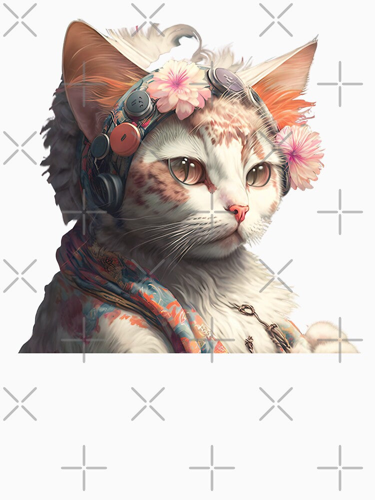 Cat hippie by AnimalArtPhotos