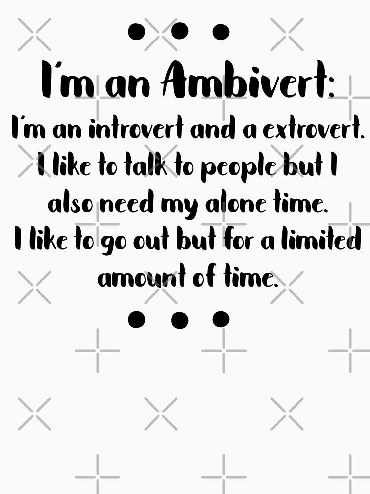 I’m an Ambivert by KionaDesign