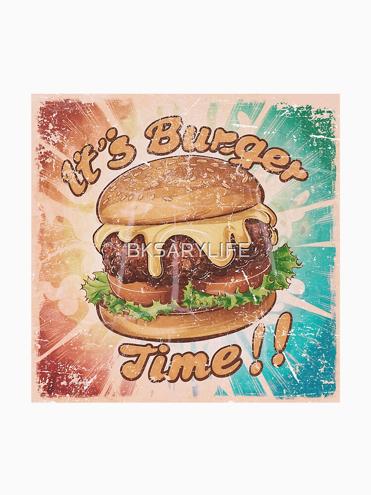 it's burger time burger day special art by BKSARYLIFE