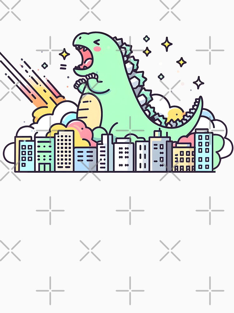 Rampaging Godzilla by Dokidokiberry