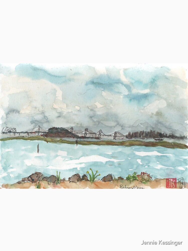 A view of San Francisco from the Richmond Shoreline by Jennie Kessinger