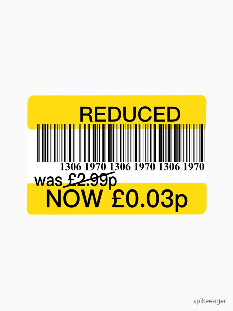Reduced Sticker - Tesco Style by spikeeager