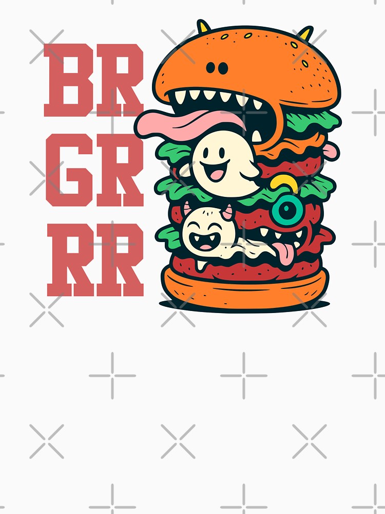 Spooky halloween monster burger. by Witch Cat