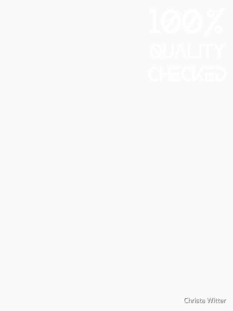 100% Quality Checked by Christa Witter