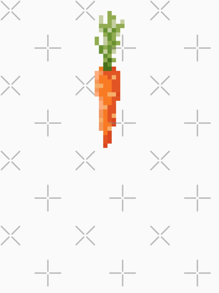 Pixel Art Carrot by TakoyakiTech