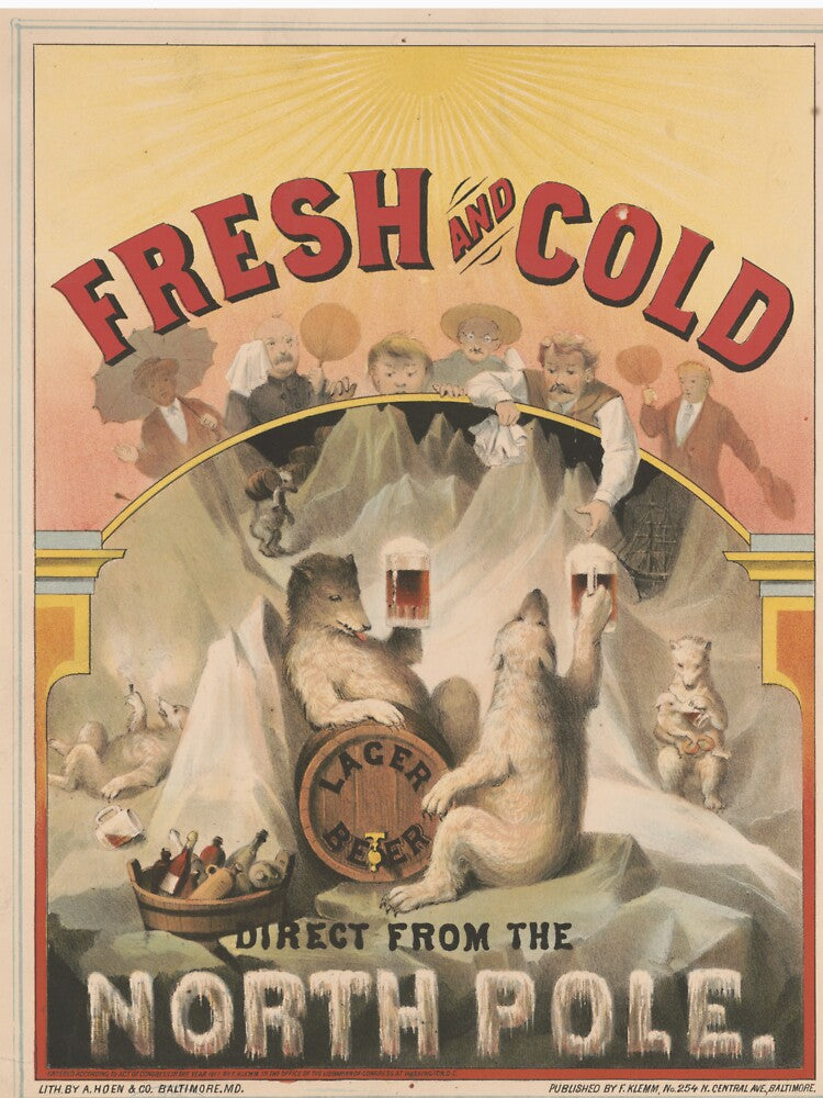 North Pole Fresh and Cold Lager Beer by BravuraMedia