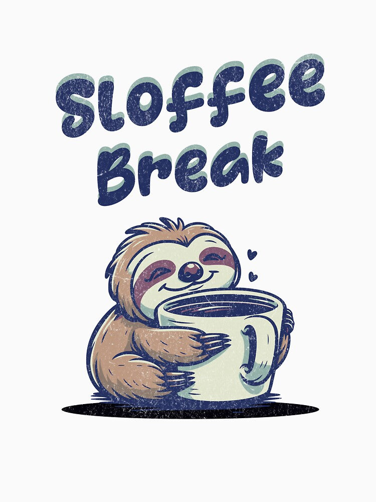 Coffee break sloth sloffee by LoomLevel