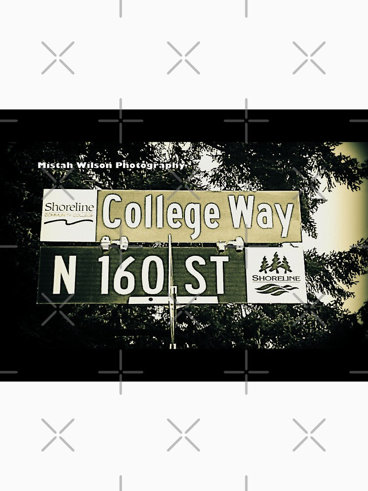 College Way & 160th Street, Shoreline, Washington by Mistah Wilson by The Street Sign Store